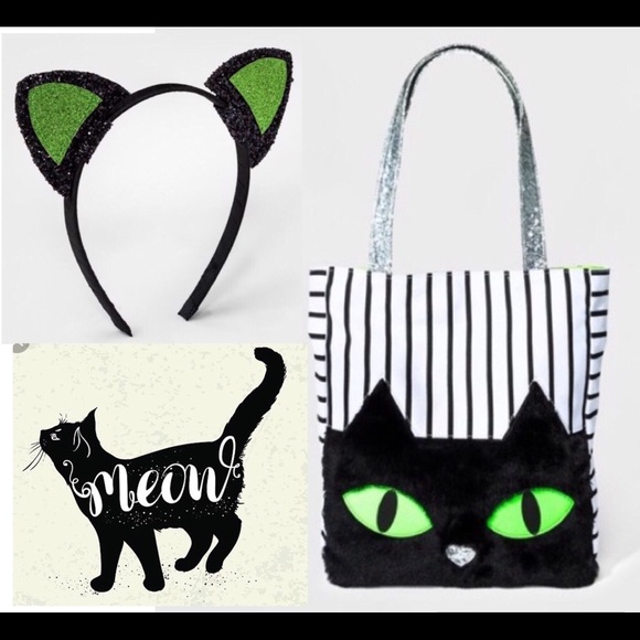 Cat & Jack Other - Matching kitty cat headband and purse *firm price*